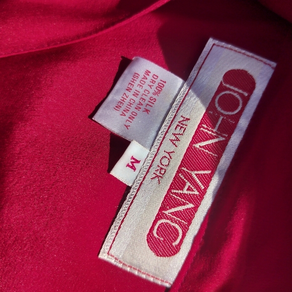 John Yang 80s 90s Red Blazer Medium - Picture 3 of 5